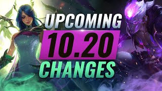 MASSIVE CHANGES: New Buffs & NERFS Coming in Patch 10.20 - League of Legends