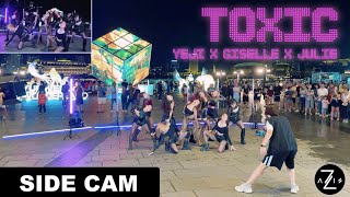 [KPOP IN PUBLIC / SIDE CAM] YEJI X GISELLE X JULIE 'Toxic' | DANCE COVER | Z-AXIS FROM SINGAPORE