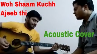 वो शाम कुछ अजीब थी 🌙 Wo sham Kishore Kumar song guitar cover by Ajit Kumar Jha | 7sur4soirée