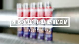 Spalvų sala | Purškiama termoizoliacija Polynor Pro | INSOLA