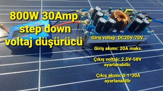 AP-D5830A 30A 800W DC DC step down yüksek güç adım aşağı modülü voltaj regülatörü