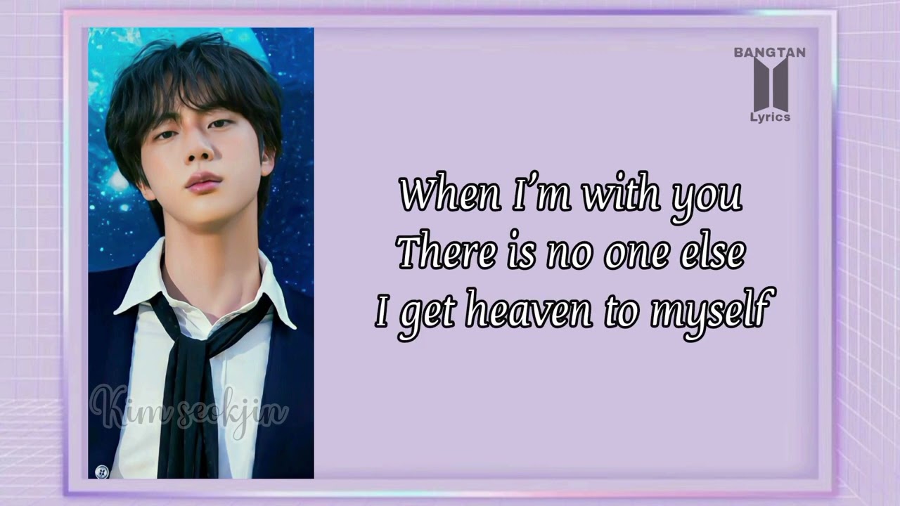 The Astronaut BTS Jin Lyrics Song Teakookarmy - YouTube