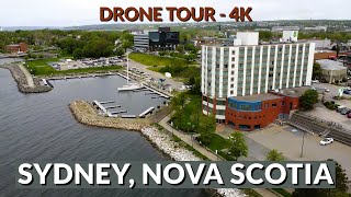 Drone Video 4K: Sydney, Nova Scotia - an Aerial Perspective