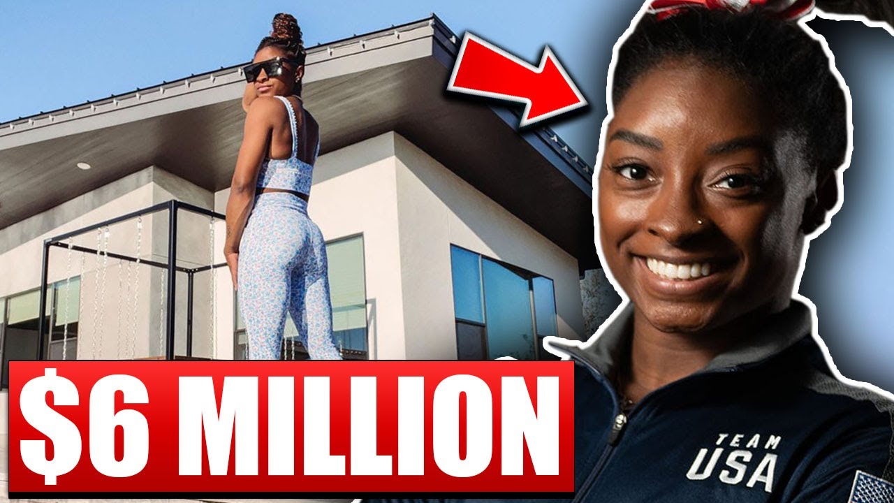 Inside Simone Biles $6 Million Dollar Mansion - YouTube