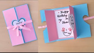 Easy & Beautiful Birthday Card Making | Birthday card ideas | Birthday card for bestfriend