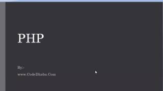PHP Chapter 2 : Operator, condition statement and loop in PHP