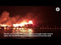 fire guts water villas at taj exotica maldives no injury