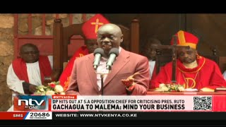 DP Gachagua calls out South Africa's Julius Malema for criticising Ruto