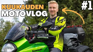 Moottoripyörällä EUROOPPAAN?! 🌍 | Kohti NUORGAMIA! | Huonoin ajokeli AIKOIHIN ⛈️ | MotoVlog 1/30