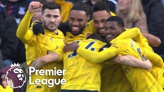 Aubameyang fires Arsenal into early lead against crystal palace | Premier League | NBC Sports