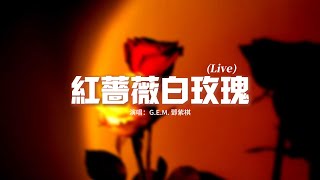 G.E.M. 鄧紫棋 - 紅薔薇白玫瑰(Live)『夢裡鮮紅的薔薇，睜眼是蒼白的玫瑰，它躺在月亮下，紀念着曾經最真摯的愛。』【動態歌詞MV】