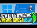 How to fix almost ANY Windows Bluescreen, Error, Crash OR Stutters in 2022 (Windows 10 & 11)