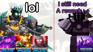 The Void Reaver MEETS The Reworked Bosses.. (TDS Meme?..) I Roblox..