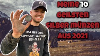 Schatzsuche ! Meine 10 geilsten Silbermünzen ! Sondeln 🤑