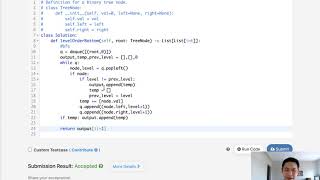 Leetcode - Binary Tree Level Order Traversal II (Python)