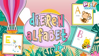 Thuisonderwijs Dierennamen Alfabet deel 1 Dieren ABC voor kleuteronderwijs Educatieve kinderfilmpjes