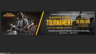 Cara Membuat Desain Spanduk Turnamen PUBG di Photoshop