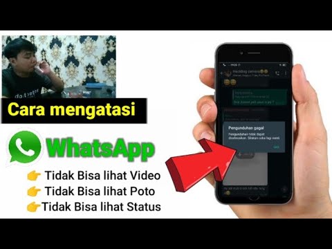 Cara Mengatasi WhatsApp Tidak Bisa Buka Vidio Dan Poto - YouTube