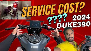 2024 Duke 390 service cost🫢|2nd service|#tirunelveli #ktmshowroom