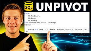 SQL Unpivot Simplified (Turn Columns into Rows)