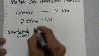 Multiple Step Dimensional Analysis