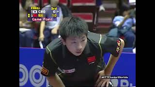 Ma Long Vs. Cho Eon Rae Final World Junior WTTC 2004 | TTF