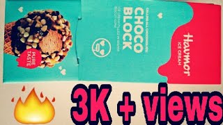 Unboxing of Ice cream Havmor Choco  Black .🔥