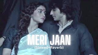 Meri Jaan (slowed + reverb) |Gangubai Kathiawadi | Alia Bhatt | lyricslover
