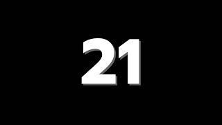 21 Second Countdown Timer With Sound Effect