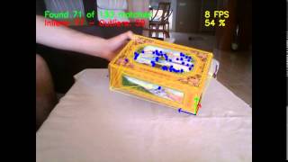 Pose estimation of textured object using OpenCV