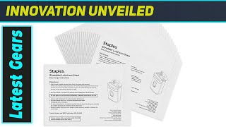 Staples Shredder Lubricant Sheets: Essential for Peak Shredding Power