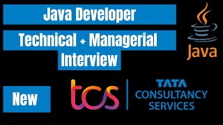 New | TCS | Live Interview | Technical + Managerial | Java | Spring | Spring Boot | Apache Kafka