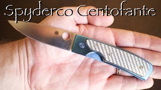 Spyderco Centofante Memory C155TIP Folding Knife 3\