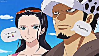 When Law gets a girl pregnant! | One Piece skits