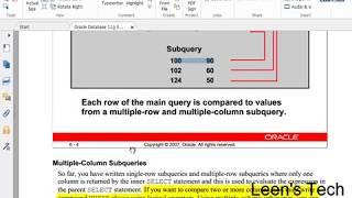 SQL 11g Tutorial in Bangla # 66 Writing a multiple column subquery