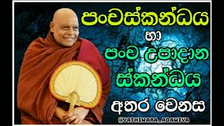 පංචස්කන්ධය හා පංච උපාදානස්කන්ධය #නාඋයනේඅරියධම්මහිමි #nauyane_ariyadhamma_thero #budubana