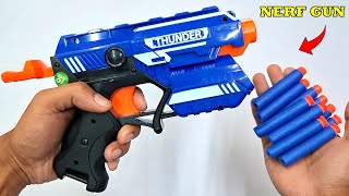 Storio Blaze Storm Hot Fire Soft Bullet Gun Unboxing \u0026 Testing - Nerf Gun - Gyan Unboxer TV