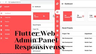 flutter web admin panel responsive