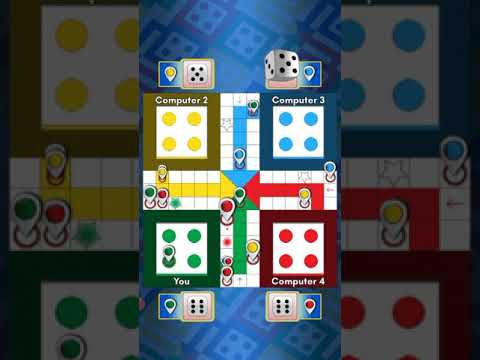 Modo Rush ludo king partido de 4 jugadores #shorts