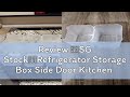 Review 【SG Stock】Refrigerator Storage Box Side Door Kitchen Organizer Tableware tools Food Organize