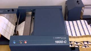 CDT 1600c Printing 3 Labels Wide