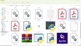 Split and merge pdf files through BeeWare Python app