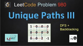unique paths iii | unique paths iii leetcode | leetcode 980 | dfs + backtrack