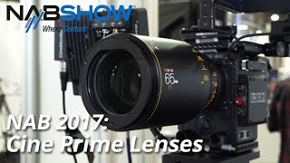 NAB 2017: Cine Prime Lenses