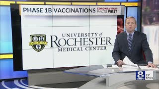 URMC to begin Phase 1b vaccination on Friday