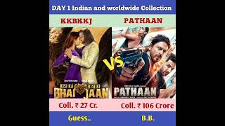 Kisi Ka Bhai Kisi Ki Jaan day 1 Collection | KKBKKJ Vs Pathaan Comparison #shorts