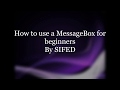 Visual Basic How to use a ComboBox and messageBox  For Beginners