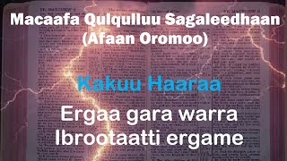 Ergaa gara warra Ibrootaatti ergame - Macaafa Qulqulluu Sagaleedhaan - Kakuu Haaraa