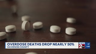 Overdose deaths drop nearly 50% in Davidson County