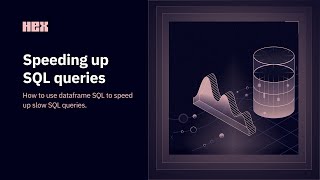 Speeding up parameterized SQL queries